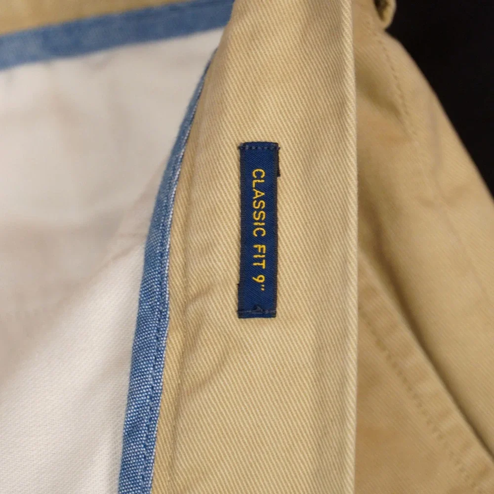 Polo Ralph Lauren Chino Shorts Mens 42 Tan Khaki Classic Fit Cotton Casual